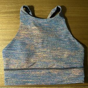 Lululemon High Neck Strappy Back Sports Bra